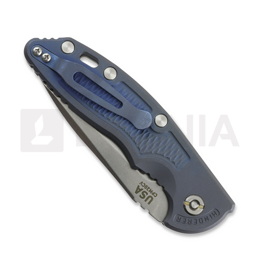 Hinderer XM-18 3.5 Spearpoint Automatic, Battle Blue
