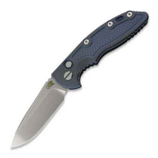 Складной нож Hinderer XM-18 3.5 Spearpoint Automatic Battle Blue Stonewash