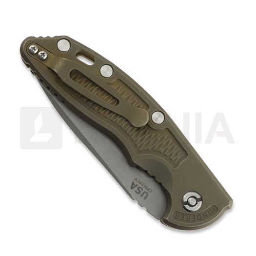 Hinderer XM-18 3.5 Spearpoint Automatic, Battle Bronze