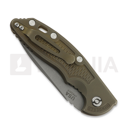 Hinderer XM-18 3.5 Spearpoint Automatic, Battle Bronze