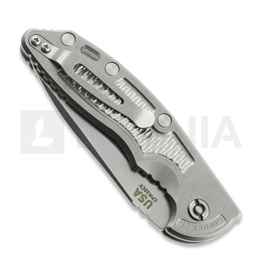 Hinderer XM-18 3.5 Spearpoint Automatic sulankstomas peilis, Stonewash