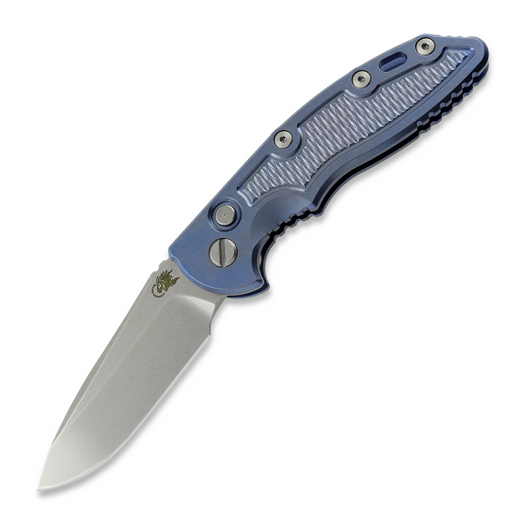 Nóż składany Hinderer XM-18 3.5 Spearpoint Automatic Stonewash Blue