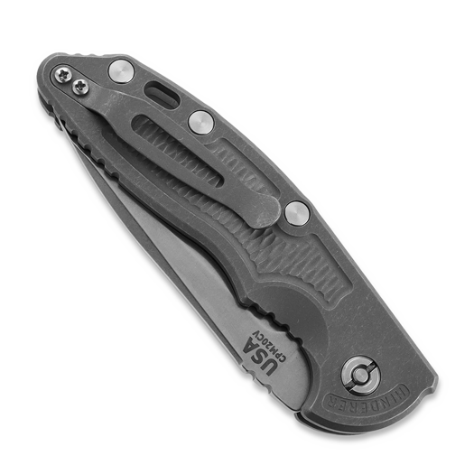 Coltello pieghevole Hinderer XM-18 3.5 Spearpoint Automatic Working Finish Stonewash