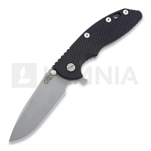 Hinderer XM-18 3,5" Spearpoint összecsukható kés, fekete