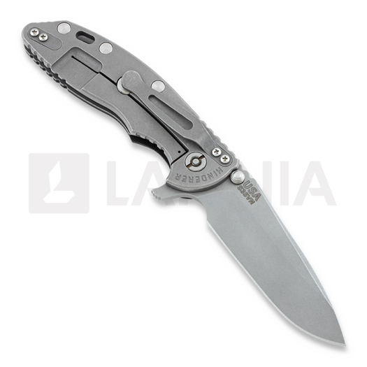 Coltello pieghevole Hinderer XM-18 3,5" Spearpoint, nero