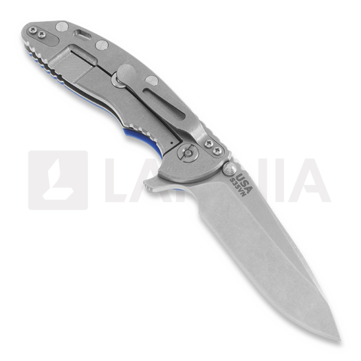 N&oacute;ż składany Hinderer XM-18 3,5" Spearpoint, niebieska