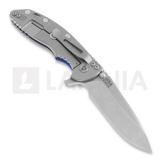 Coltello pieghevole Hinderer XM-18 3,5" Spearpoint, blu