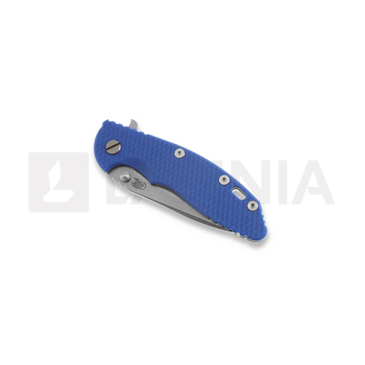 Hinderer XM-18 3,5" Spearpoint sulankstomas peilis, mėlyna
