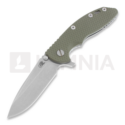 Nóż składany Hinderer XM-18 3,5" Spearpoint, oliwkowa