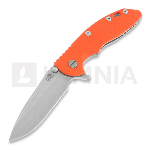 Nóż składany Hinderer XM-18 3,5" Spearpoint, pomarańczowa