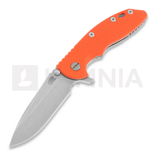 Nóż składany Hinderer XM-18 3,5" Spearpoint, pomarańczowa