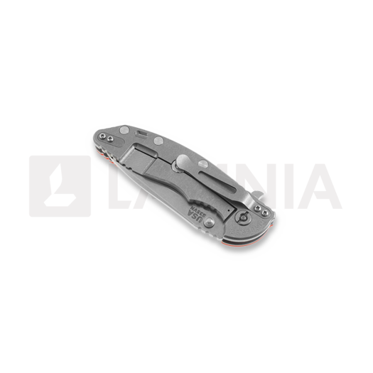 Hinderer XM-18 3,5" Spearpoint sulankstomas peilis, oranžinėnge