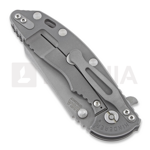 Hinderer XM-18 3.5 Tri-Way Fatty Wharncliffe sulankstomas peilis, working finish, juoda