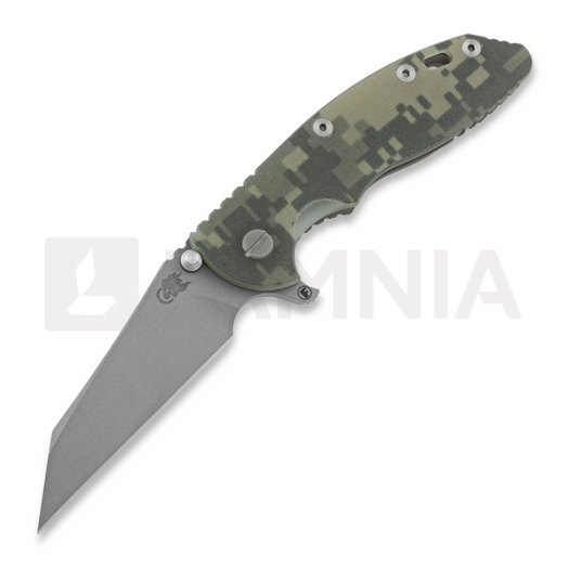 Hinderer XM-18 3.5 Tri-Way Fatty Wharncliffe 접이식 나이프, working finish, 위장