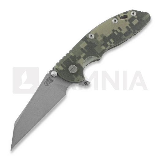 Hinderer XM-18 3.5 Tri-Way Fatty Wharncliffe foldekniv, working finish, camo