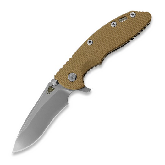 Hinderer XM-18 3.5 Tri-Way Recurve Stonewash, Coyote