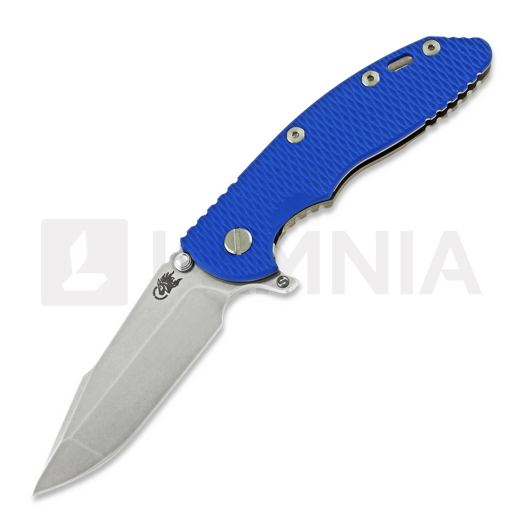 Hinderer XM-18 3.5 Tri-Way Skinny Harpoon Spanto Stonewash 접이식 나이프, 파랑