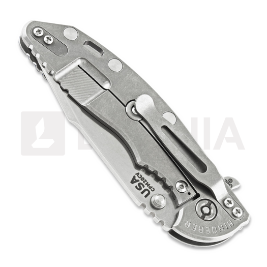 Couteau pliant Hinderer XM-18 3.5 Tri-Way Skinny Harpoon Spanto Stonewash, bleu