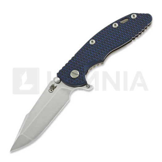Skladací nôž Hinderer XM-18 3.5 Tri-Way Skinny Harpoon Spanto Stonewash, blue/black