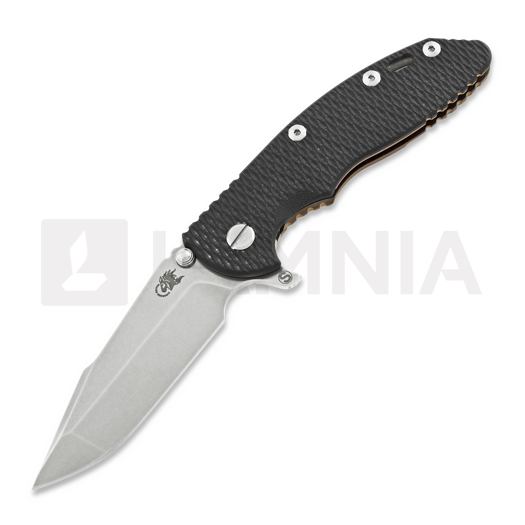 Hinderer XM-18 3.5 Tri-Way Skinny Harpoon Spanto Stonewash Bronze sulankstomas peilis, juoda