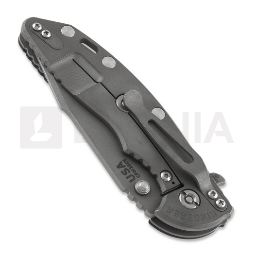 Hinderer XM-18 3.5 Tri-Way Skinny Harpoon Spanto Working Finish folding knife, black