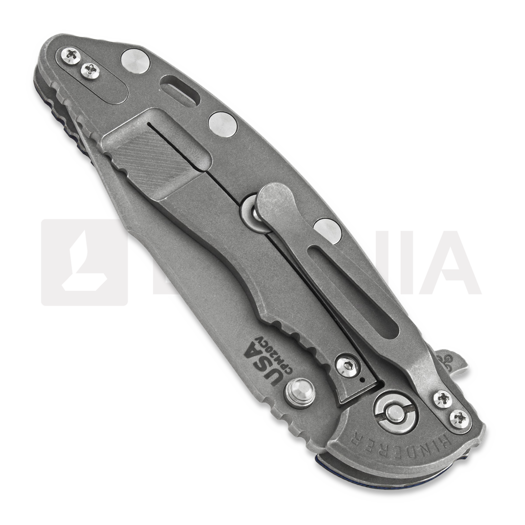 Hinderer XM-18 3.5 Tri-Way Skinny Harpoon Spanto Working Finish folding knife, blue/black