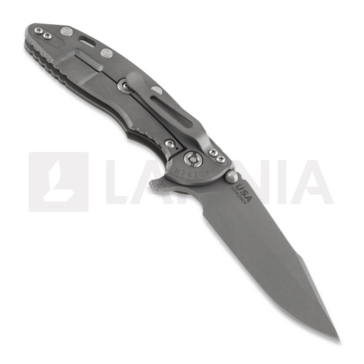 Hinderer XM-18 3.5 Tri-Way Skinny Harpoon Spanto Working Finish 折叠刀, 綠色