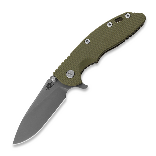 Hinderer XM-18 3.5 Tri-Way Slicer Battle Bronze, OD Green