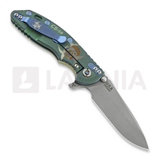 Hinderer XM-18 3.5 Tri-Way Spearpoint Containment Series sulankstomas peilis