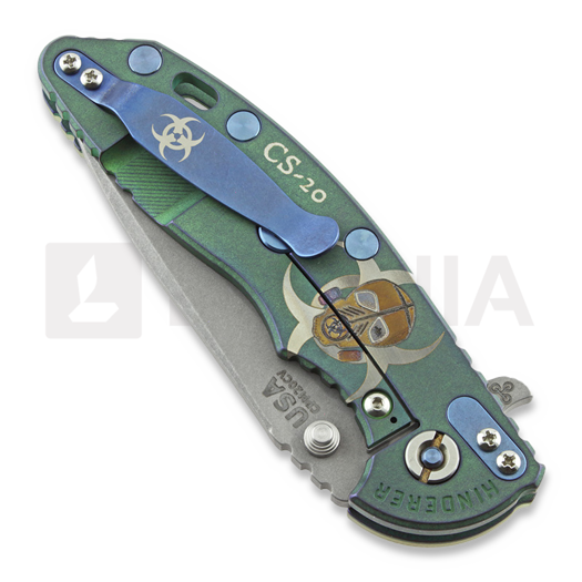 Hinderer XM-18 3.5 Tri-Way Spearpoint Containment Series sulankstomas peilis