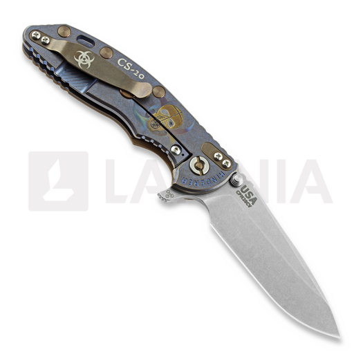 Hinderer XM-18 3.5 Tri-Way Spearpoint Containment Series sulankstomas peilis