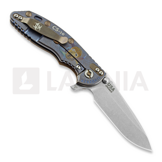 Coltello pieghevole Hinderer XM-18 3.5 Tri-Way Spearpoint Containment Series