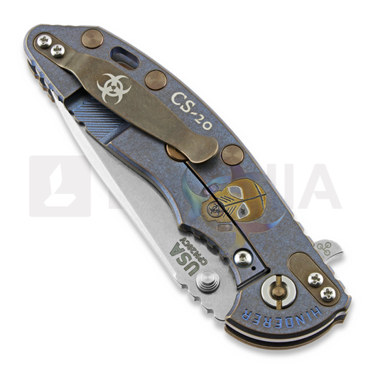 Hinderer XM-18 3.5 Tri-Way Spearpoint Containment Series sulankstomas peilis
