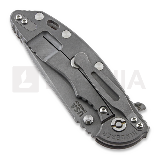 Hinderer XM-18 3.5 Tri-Way Spearpoint sulankstomas peilis, working finish, fde