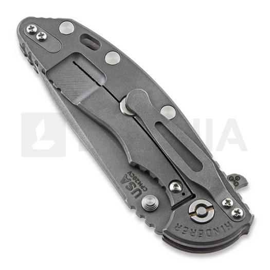 Coltello pieghevole Hinderer XM-18 3.5 Tri-Way Spearpoint, working finish, fde