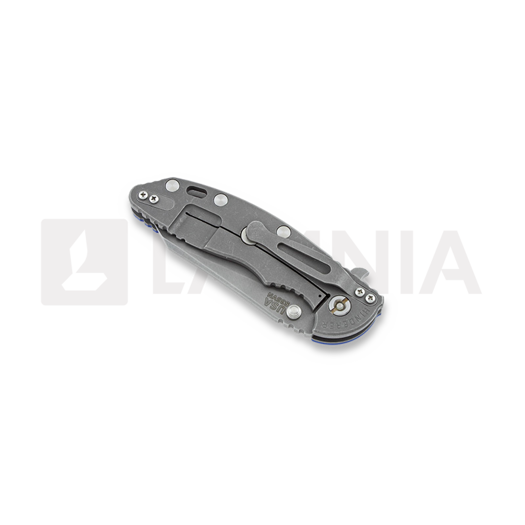 Coltello pieghevole Hinderer XM-18 3,5" Wharncliffe Fatty, blu