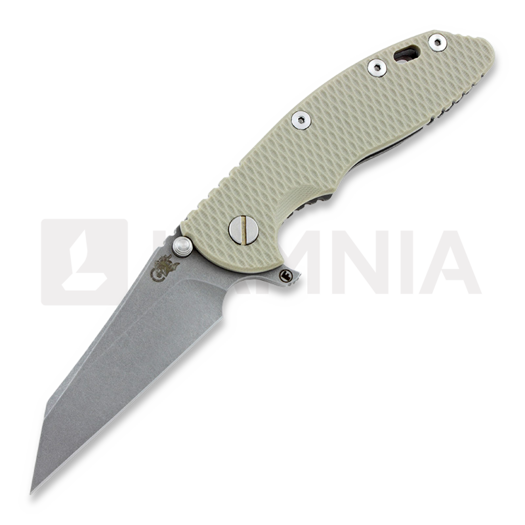 Hinderer XM-18 3,5" Wharncliffe Fatty fällkniv, sand