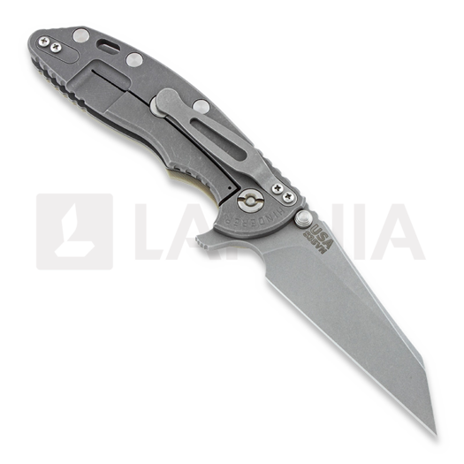 Hinderer XM-18 3,5" Wharncliffe Fatty kääntöveitsi, sand