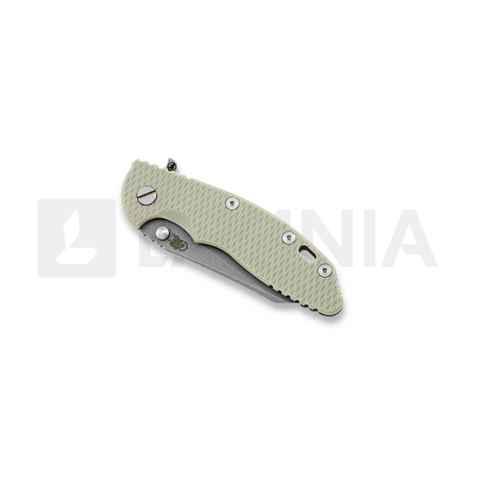 Hinderer XM-18 3,5" Wharncliffe Fatty kääntöveitsi, sand