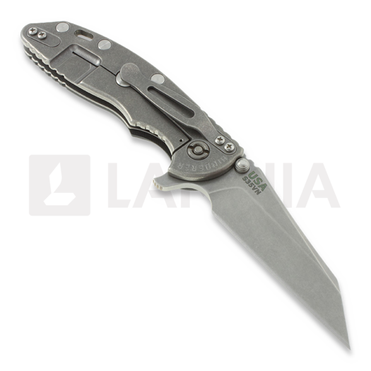 Hinderer XM-18 3,5" Wharncliffe Gen IV flipper k&auml;&auml;nt&ouml;veitsi