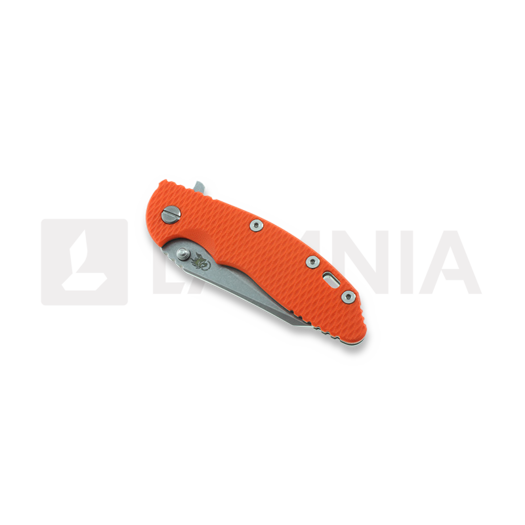 Coltello pieghevole Hinderer XM-18 3,5" Wharncliffe Gen IV, arancione