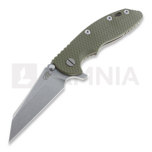 Saliekams nazis Hinderer XM-18 3,5" Wharncliffe O.D. Green G10