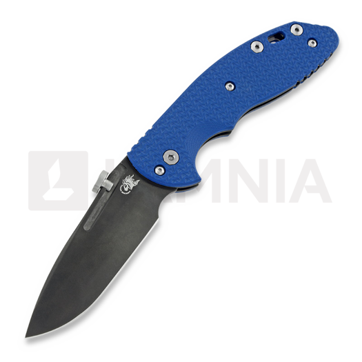 Hinderer XM-18 Slippy Slicer 접이식 나이프, stonewash DLC, 파랑