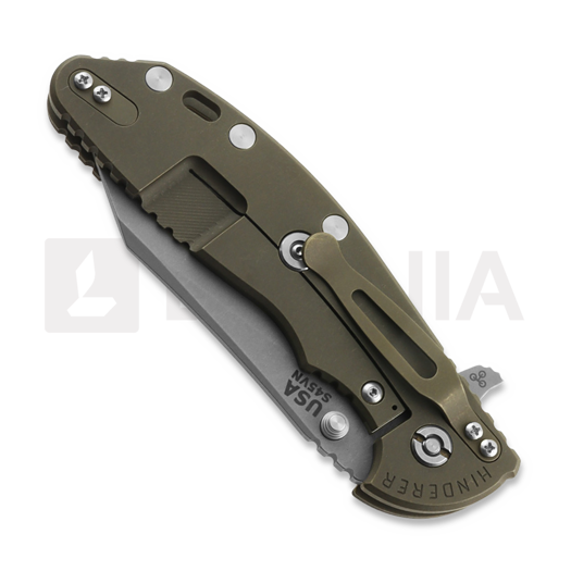 Hinderer XM-24 4.0 S45VN Skinny Wharncliffe Tri-Way sulankstomas peilis, Battle Bronze/Black G-10