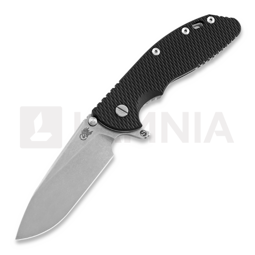 Hinderer XM-24 4.0 Skinny Slicer összecsukható kés, stonewash, fekete