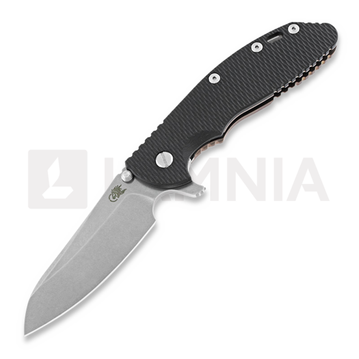 Saliekams nazis Hinderer XM-24 4.0 Tri-Way Sheepsfoot, stonewash bronze, melns