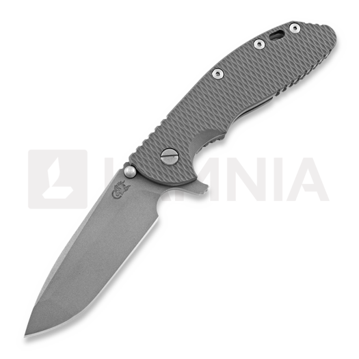 Hinderer XM-24 4.0 Tri-Way Spanto folding knife, working finish, grey