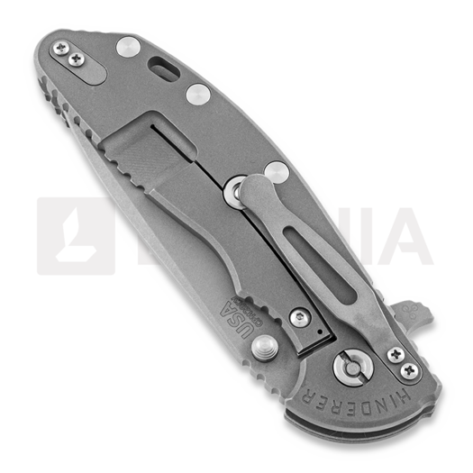 Coltello pieghevole Hinderer XM-24 4.0 Tri-Way Spanto, working finish, grigio