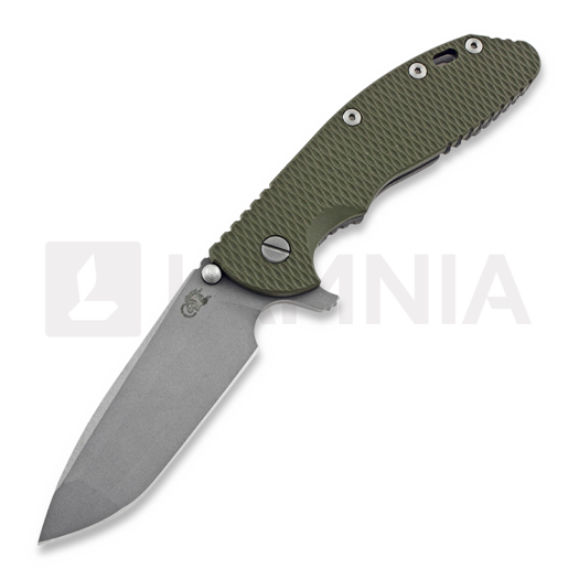 Hinderer XM-24 4.0 Tri-Way Spanto סכין מתקפלת, working finish, ירוק