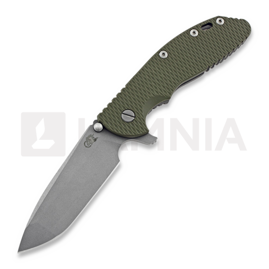 Navalha Hinderer XM-24 4.0 Tri-Way Spanto, working finish, verde oliva